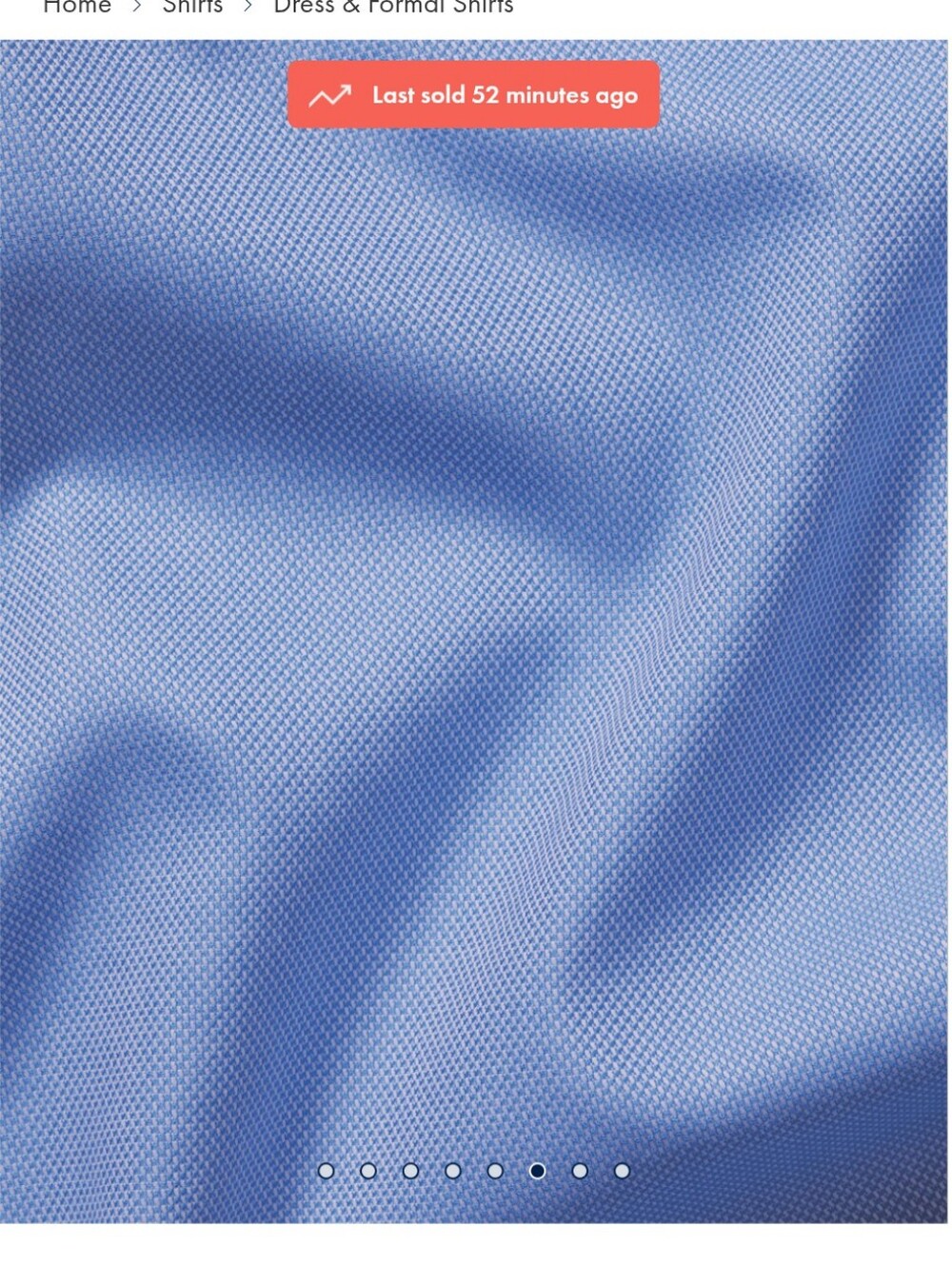 Charles Tyrwhitt Non-Iron Royal Oxford Shirt - Ocean Blue- 17/35in - Picture 10 of 11